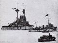 TN_BritishFlagship'QueenElizabeth'&Destroyer'TheOak'AtWWIGermanFleetSurrender.jpg 2.9K